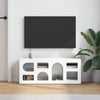 TV-kaappi Korkean kiillon valkoinen 100 x 35 x 40 cm