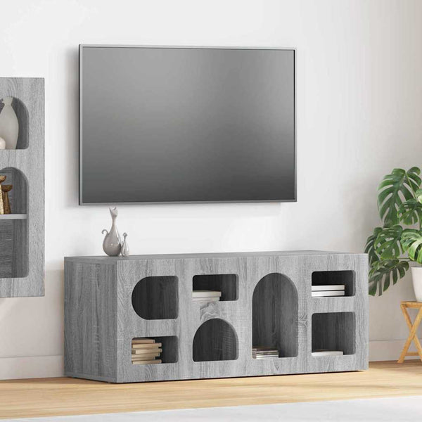 TV-kaappi Harmaa Sonoma 100 x 35 x 40 cm Tekninen puu
