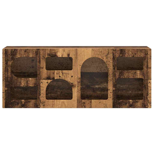 TV-kaappi 100 x 35 x 40 cm Tekninen puu Vanha puu