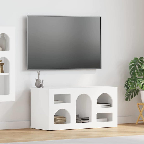 TV-kaappi Valkoinen 80 x 35 x 40 cm Tekninen puu