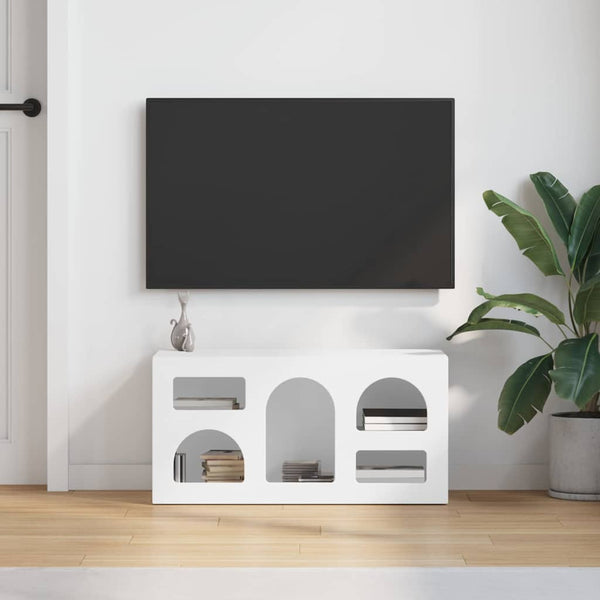 TV-kaappi Valkoinen 80 x 35 x 40 cm Tekninen puu