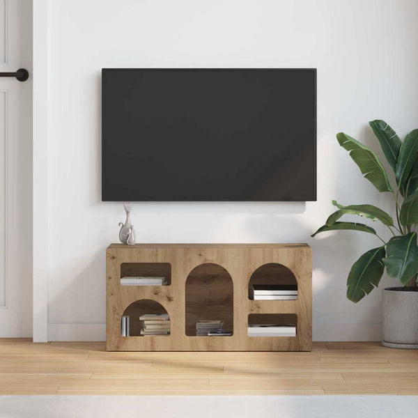 TV-kaappi Artisan tammi 80 x 35 x 40 cm Tekninen puu