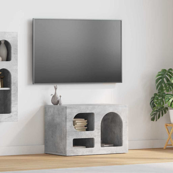 TV-kaappi Betoni Harmaa 60 x 35 x 40 cm Tekninen puu