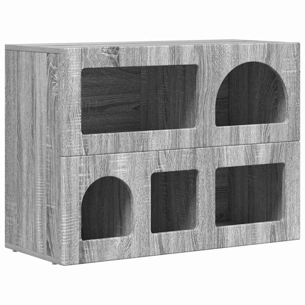 Sivupöytä Harmaa Sonoma 80.5 x 35 x 59 cm Tekninen puu