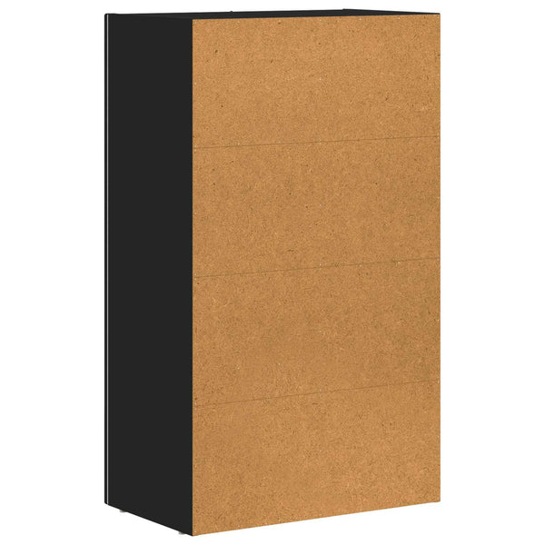 Sivupöytä Musta 59 x 35 x 100,5 cm Tekninen puu