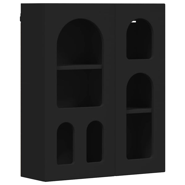 Henkarikaappi ELST Musta 59 x 20 x 71,5 cm Tekninen puu