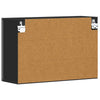 Henkarikaappi hyllyllä ELST Musta 60 x 20 x 40 cm Tekninen puu