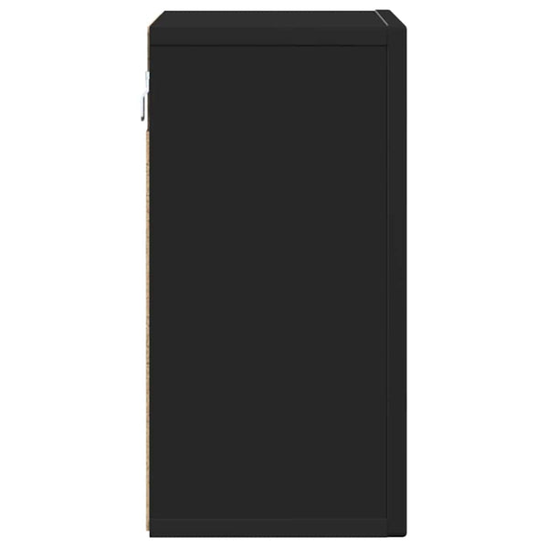 Henkarikaappi hyllyllä ELST Musta 60 x 20 x 40 cm Tekninen puu