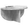 Seinähylly 2 kpl Betoni Harmaa 38 x 19 x 19 cm Tekninen puu