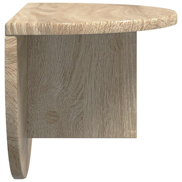 Seinähylly 2 kpl Sonoman tammi 48 x 24 x 24 cm Tekninen puu