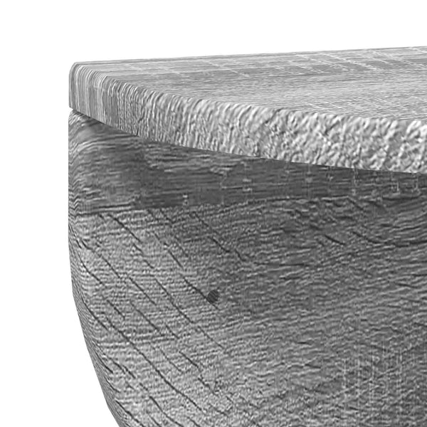 Seinähylly 2 kpl Harmaa Sonoma 48 x 24 x 24 cm Tekninen puu