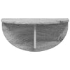 Seinähylly 2 kpl Harmaa Sonoma 48 x 24 x 24 cm Tekninen puu