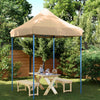 Juhlateltta 200 x 200 x 306 cm Beige Oxford-kangas
