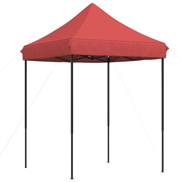 Juhlateltta 200 x 200 x 306 cm Burgundi Oxford-kangas