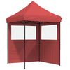Juhlateltta 200 x 200 x 306 cm Burgundi Oxford-kangas