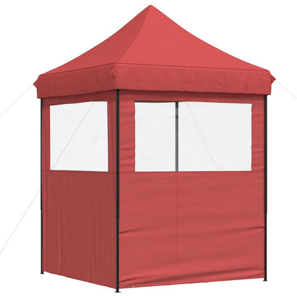 Juhlateltta 200 x 200 x 306 cm Burgundi Oxford-kangas