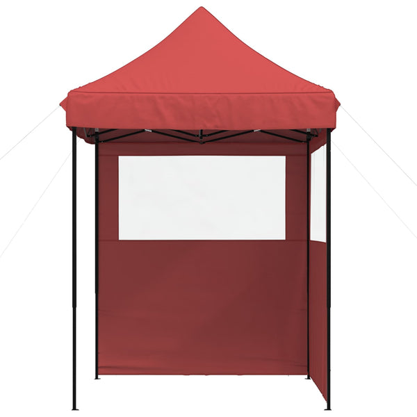Juhlateltta 200 x 200 x 306 cm Burgundi Oxford-kangas