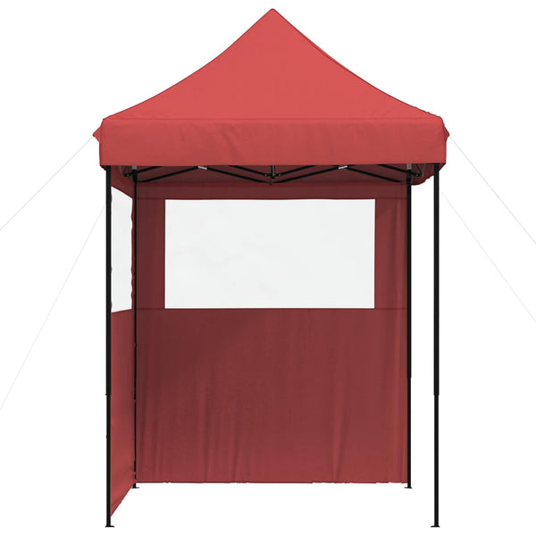 Juhlateltta 200 x 200 x 306 cm Burgundi Oxford-kangas