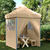 Juhlateltta 200 x 200 x 306 cm Beige Oxford-kangas
