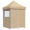 Juhlateltta 200 x 200 x 306 cm Beige Oxford-kangas