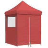 Juhlateltta 200 x 200 x 306 cm Burgundi Oxford-kangas