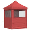Juhlateltta 200 x 200 x 306 cm Burgundi Oxford-kangas