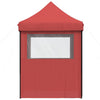 Juhlateltta 200 x 200 x 306 cm Burgundi Oxford-kangas