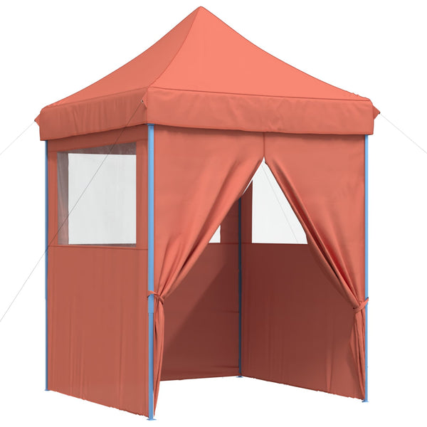 Juhlateltta 200 x 200 x 306 cm Terrakotta Oxford-kangas