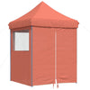 Juhlateltta 200 x 200 x 306 cm Terrakotta Oxford-kangas