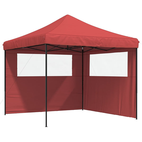Juhlateltta 292 x 292 x 315 cm Burgundi Oxford-kangas