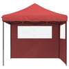 Juhlateltta 292 x 292 x 315 cm Burgundi Oxford-kangas