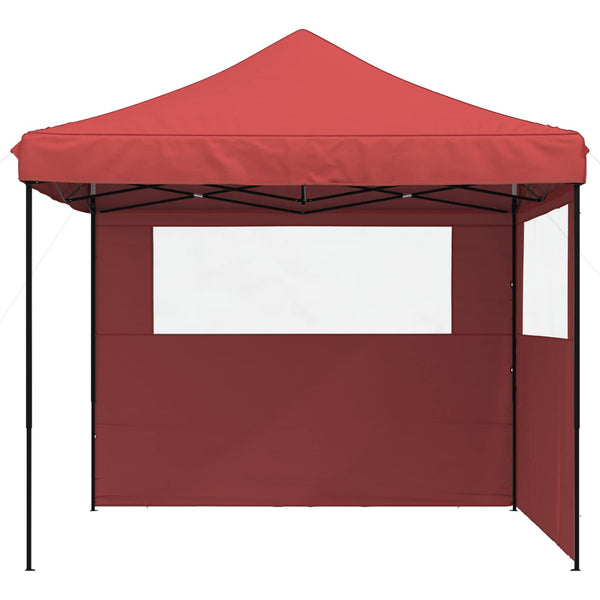 Juhlateltta 292 x 292 x 315 cm Burgundi Oxford-kangas