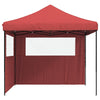 Juhlateltta 292 x 292 x 315 cm Burgundi Oxford-kangas