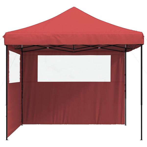 Juhlateltta 292 x 292 x 315 cm Burgundi Oxford-kangas
