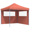 Juhlateltta 292 x 292 x 315 cm Terrakotta Oxford-kangas