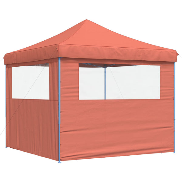 Juhlateltta 292 x 292 x 315 cm Terrakotta Oxford-kangas