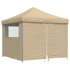 Juhlateltta 292 x 292 x 315 cm Beige Oxford-kangas