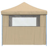 Juhlateltta 292 x 292 x 315 cm Beige Oxford-kangas