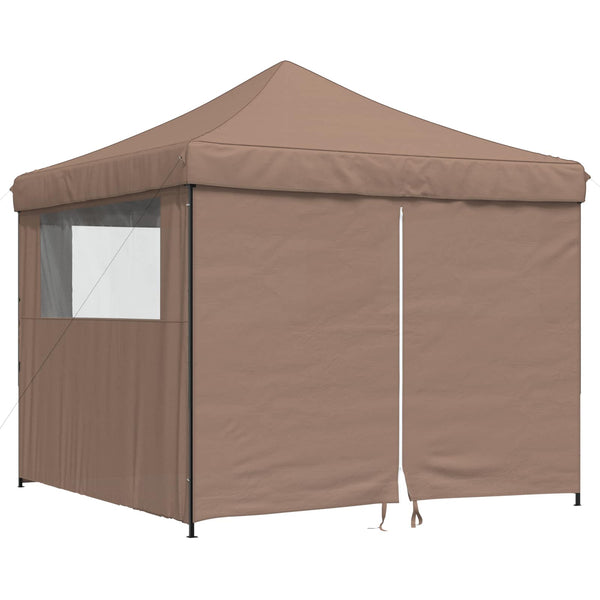 Juhlateltta 292 x 292 x 315 cm Ruskea Oxford-kangas