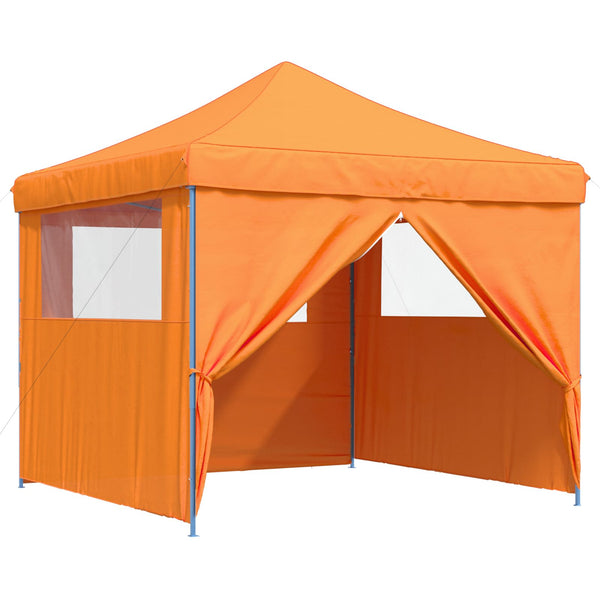 Juhlateltta 292 x 292 x 315 cm Oranssi Oxford-kangas