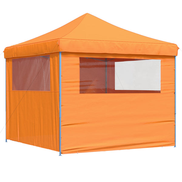 Juhlateltta 292 x 292 x 315 cm Oranssi Oxford-kangas