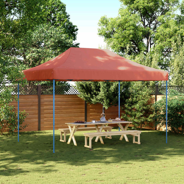 Juhlateltta 279 x 410 x 315 cm Terrakotta Oxford-kangas