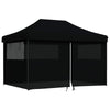 Juhlateltta 279 x 410 x 315 cm Musta Oxford-kangas
