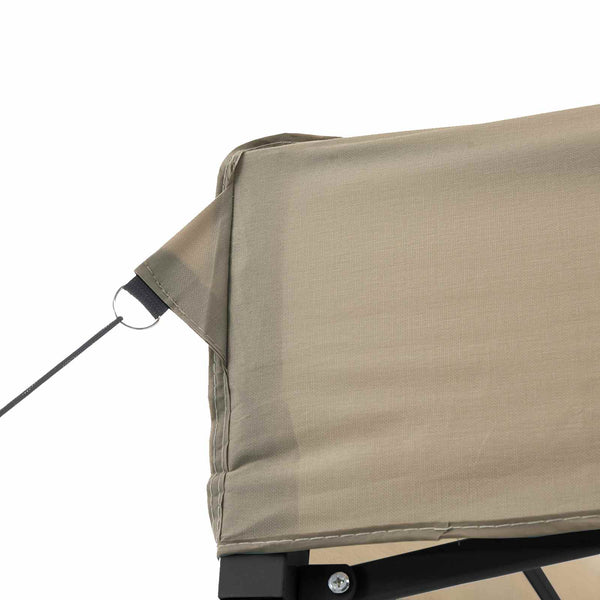Juhlateltta 292 x 440 x 315 cm Taupe Oxford-kangas