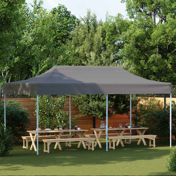 Juhlateltta 291 x 580 x 315 cm Antrasiitti Oxford-kangas