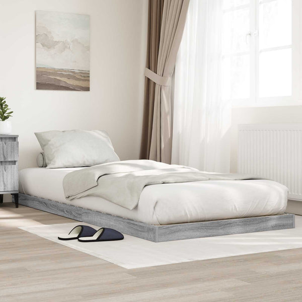 Lattiapunkka Harmaa Sonoma 80 x 200 cm Tekninen puu