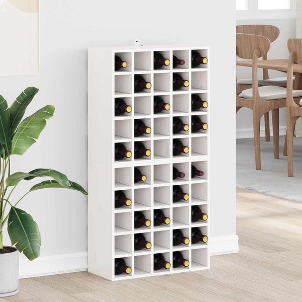 Viinipukki 2 kpl Valkoinen 56 x 25 x 56 cm Massiivinen mänty