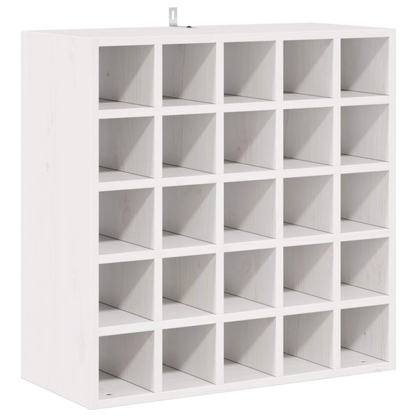 Viinipukki 2 kpl Valkoinen 56 x 25 x 56 cm Massiivinen mänty