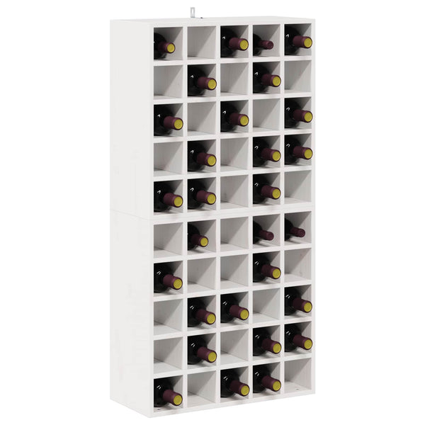 Viinipukki 2 kpl Valkoinen 56 x 25 x 56 cm Massiivinen mänty