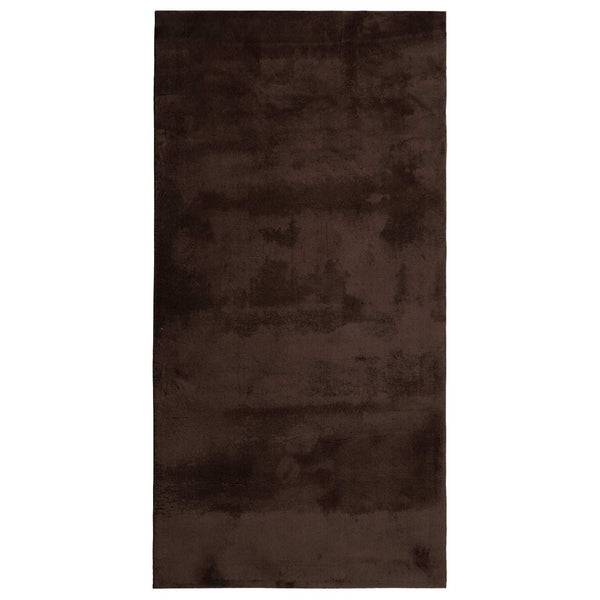Matto HUARTE Ruskea 80 x 150 cm 100% polyesteri Litteä